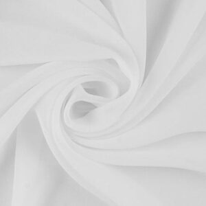 Drappé mousseline blanche